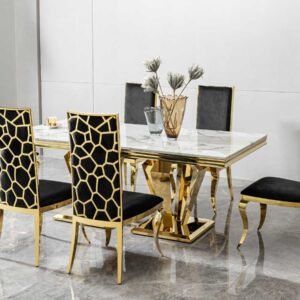 Big Rectangle Marble Coffee Table