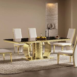 Modern Marble Glass Dining Table